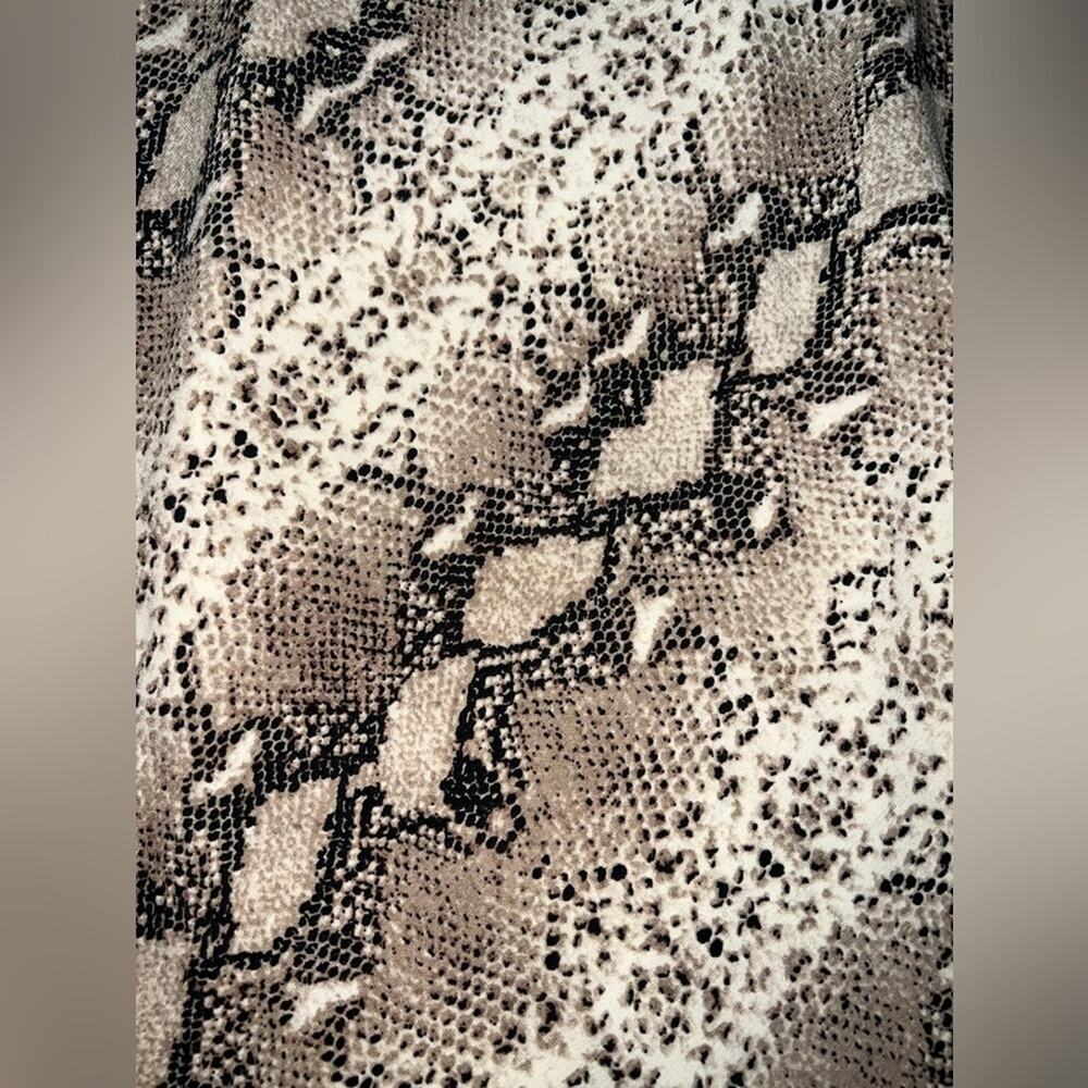 NEW RACHEL ZOE PYTHON PRINT FLOWY A LINE MIDI SKI… - image 5